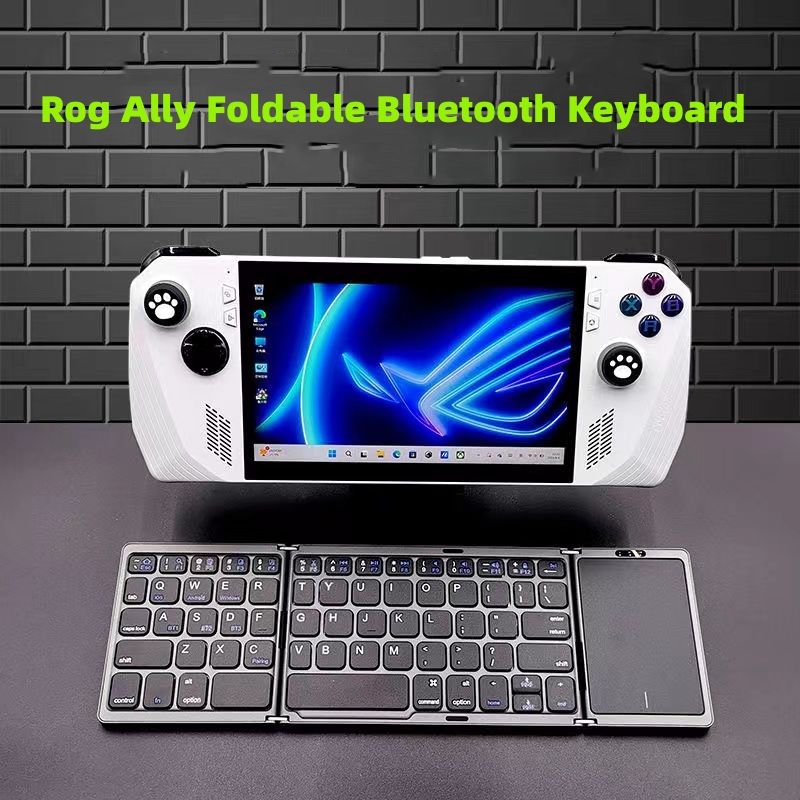 Gaming Keyboard Asus - Rog Ally 여행용 접이식 블루투스 키보드,