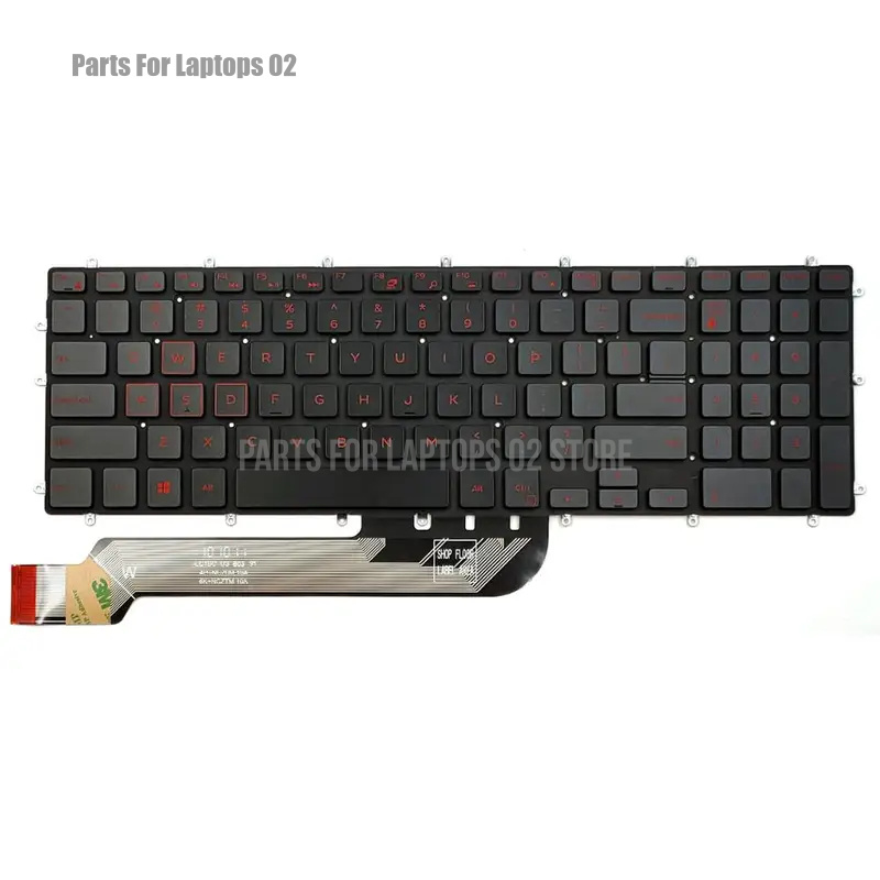 Gaming Keyboard Blue - D Dell G3-3579 G3-3779 G5-5587 G7-7588