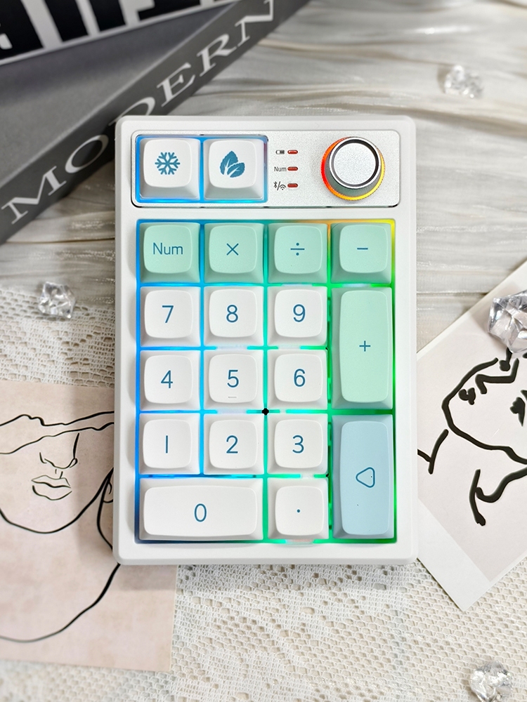 Gaming Keyboard Number Pad - 트리 모드 블루투스 KEYCOOL 프로그래밍 가능