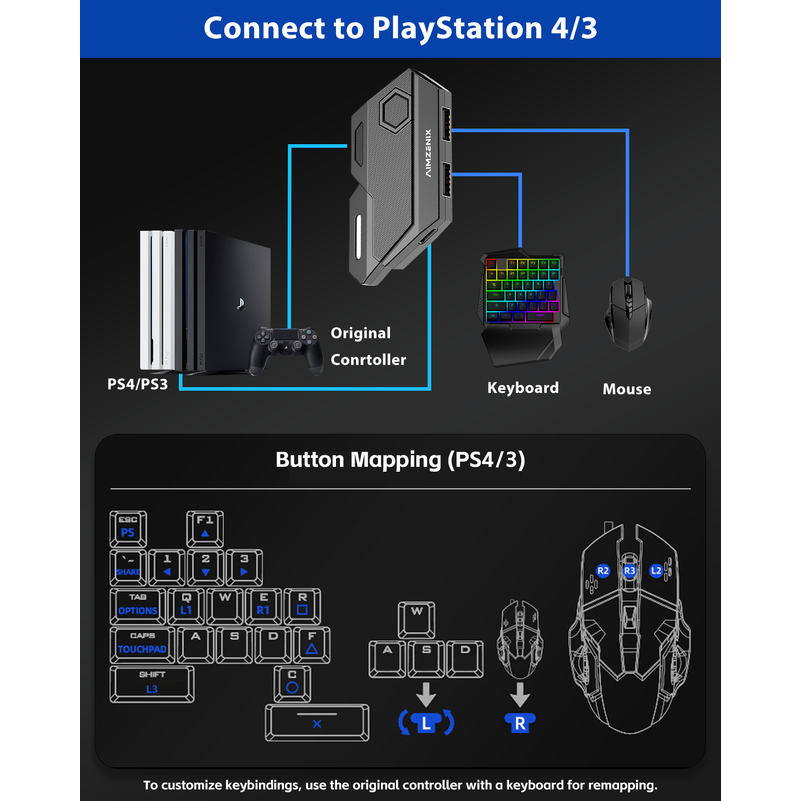 콘솔 게임 변환기, 모바일 게임용 키보드 및 마우스 어 - Gaming Keyboard And Mouse For Xbox 리뷰 및 가격