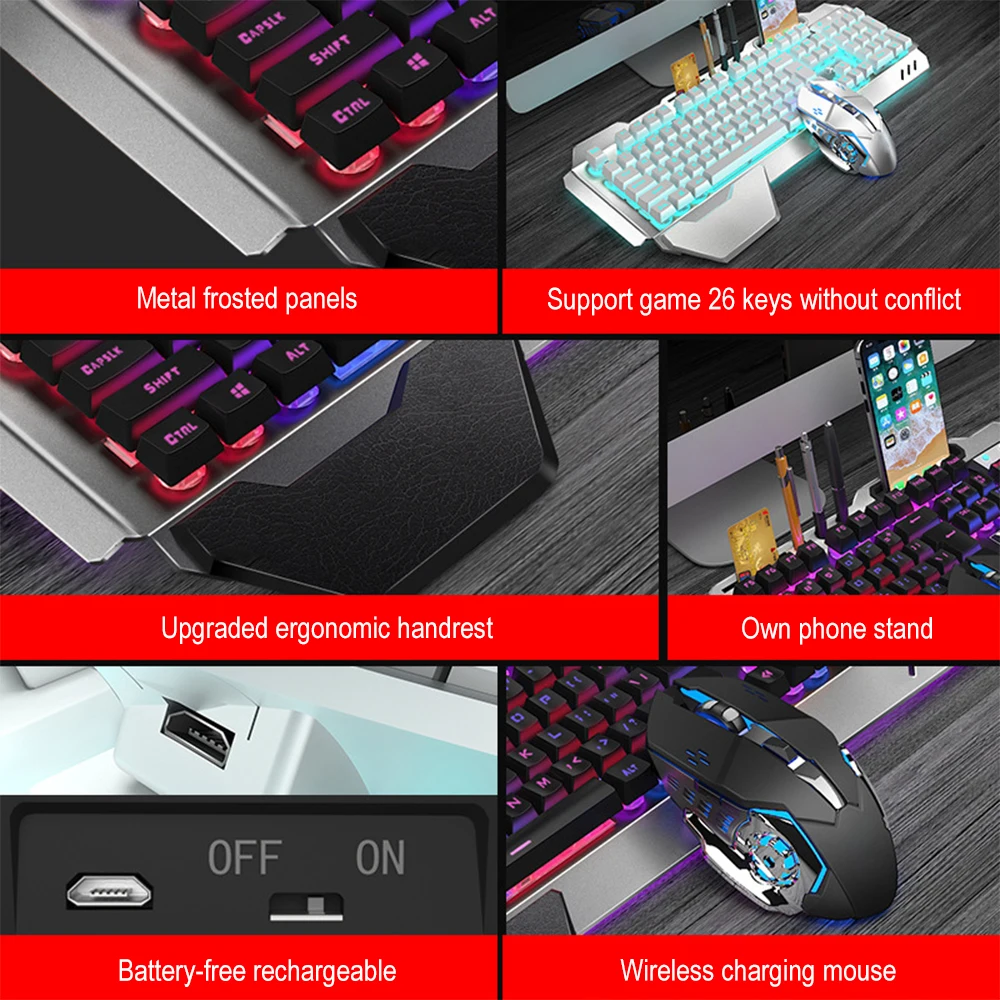 충전식 무선 키보드 및 마우스 제품군 게임용 컴퓨터,  - Gaming Keyboard And Mouse For Xbox 리뷰 및 가격