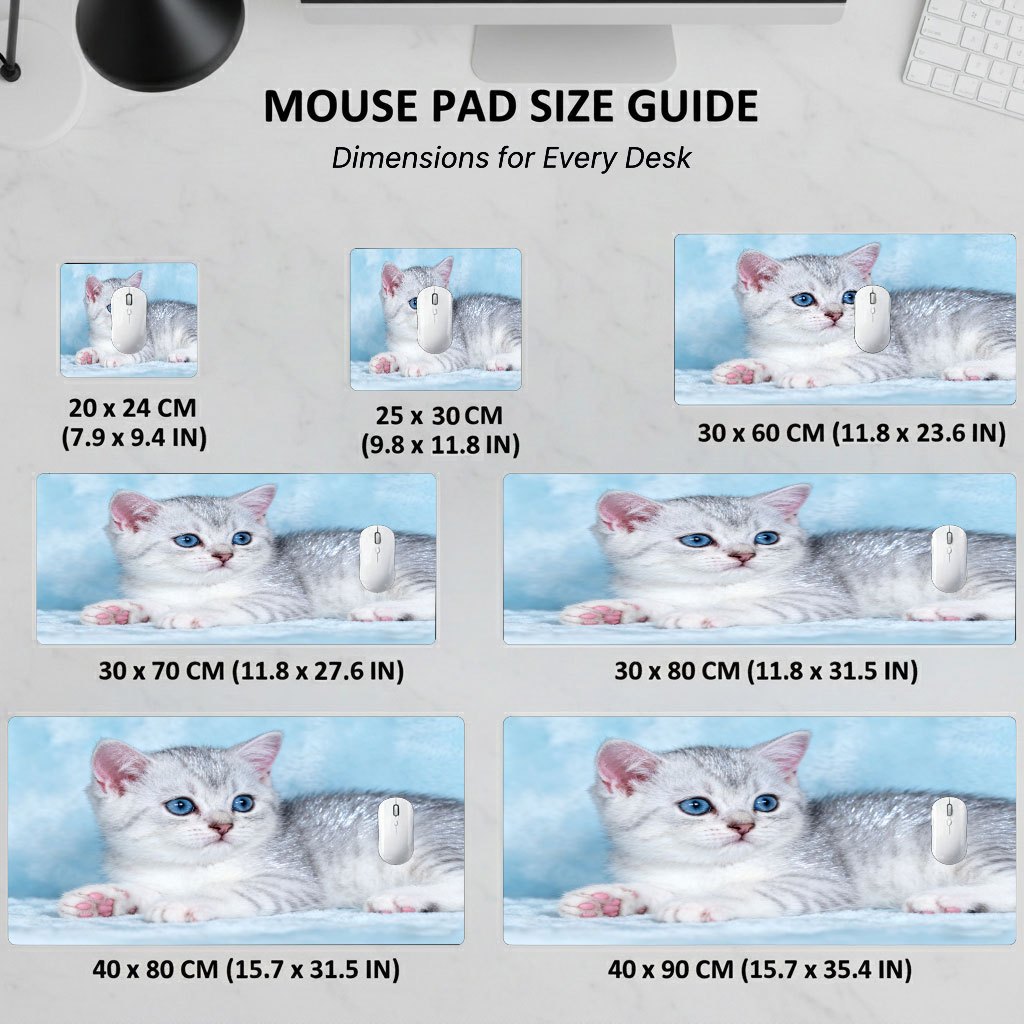 브랜드 아이언 아트 데스크 매트 귀여운 새끼 고양이 미 - Gaming Keyboard Brand 리뷰 및 가격