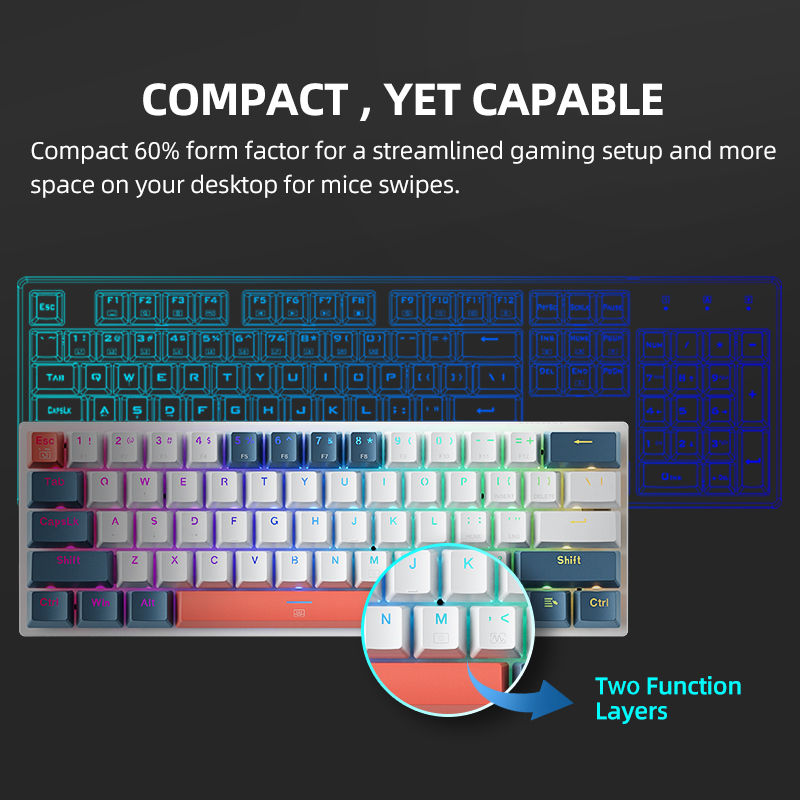 K500-B61 마체니크 미니 기계식 키보드 60% 폼 - Gaming Keyboard Corsair 리뷰 및 가격