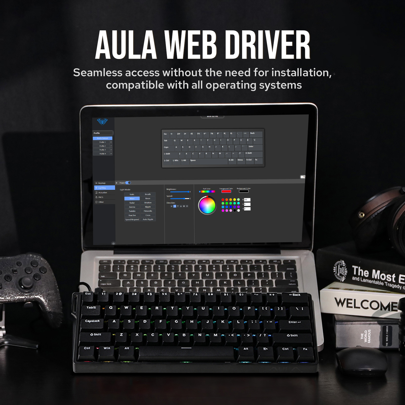 커스텀 AULA WIN60 HE WIN60 HE MAX - Gaming Keyboard Hall Effect Switches 리뷰 및 가격