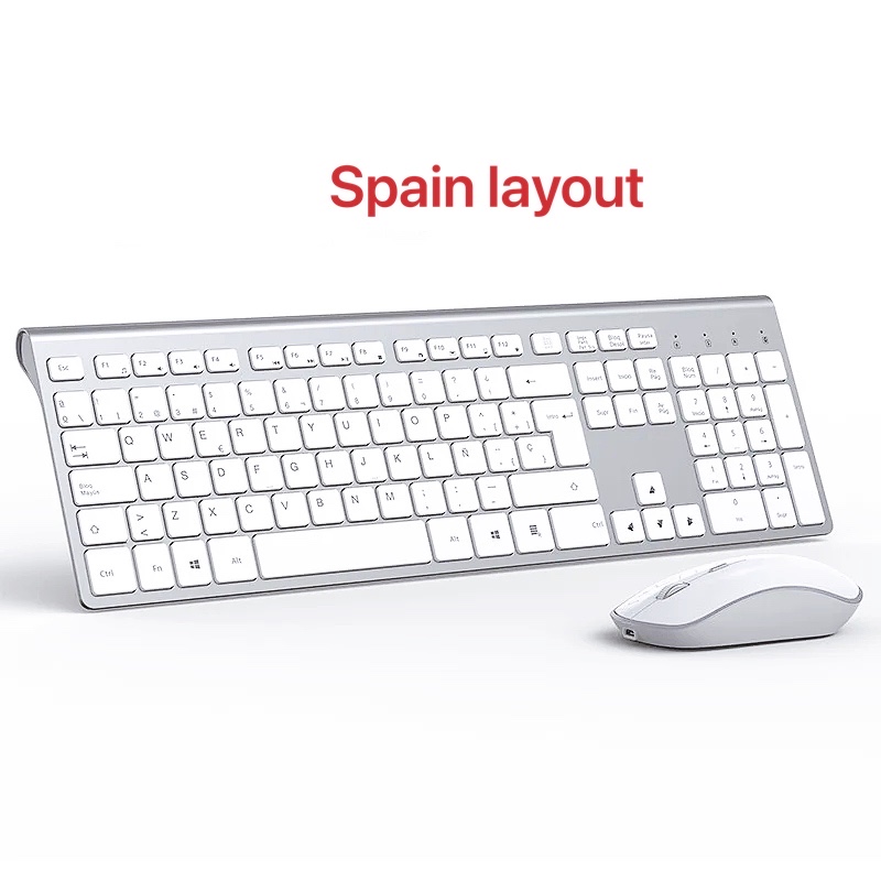 무선 키보드 및 마우스 세트 스페인어 레이아웃 인체공학 - Gaming Keyboard Ergonomic 리뷰 및 가격