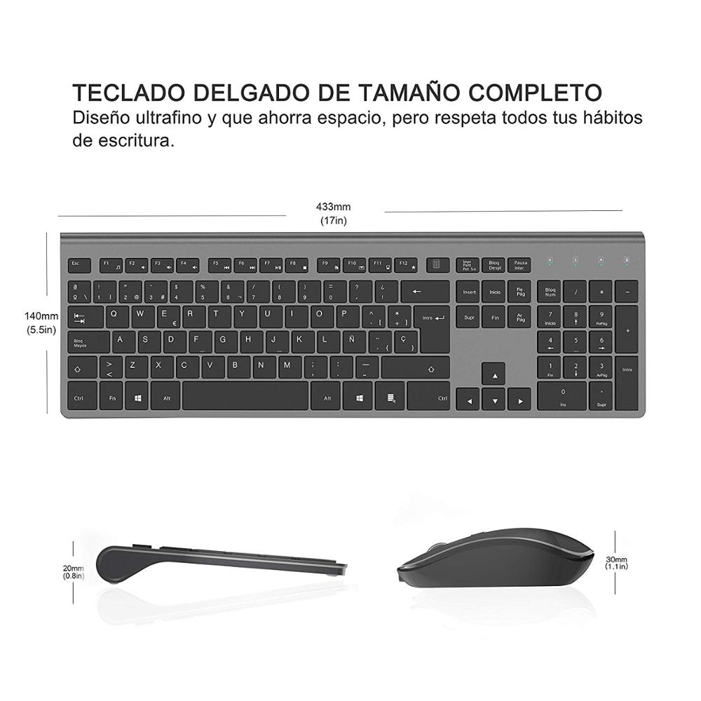 무선 키보드 및 마우스 세트 스페인어 레이아웃 인체공학 - Gaming Keyboard Ergonomic 리뷰 및 가격