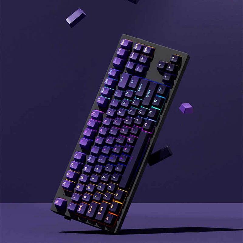 커스텀 그라디언트 바이올렛 OEM 프로파일 상단 조명  - Gaming Keyboard Top 리뷰 및 가격