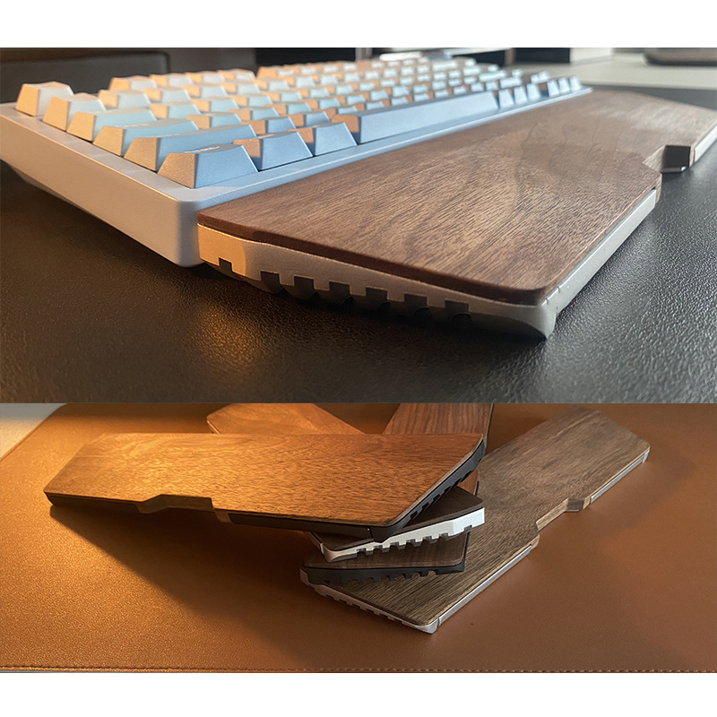 Kashcy 솔리드 월넛 우드 & 알루미늄 합금 손목  - Gaming Keyboard Ergonomic 리뷰 및 가격
