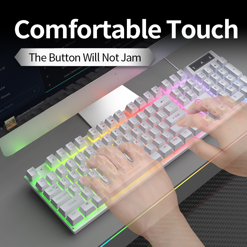 백라이트가 있는 유선 USB 게이밍 키보드, 컴퓨터/노 - Gaming Keyboard And Mouse For Xbox 리뷰 및 가격