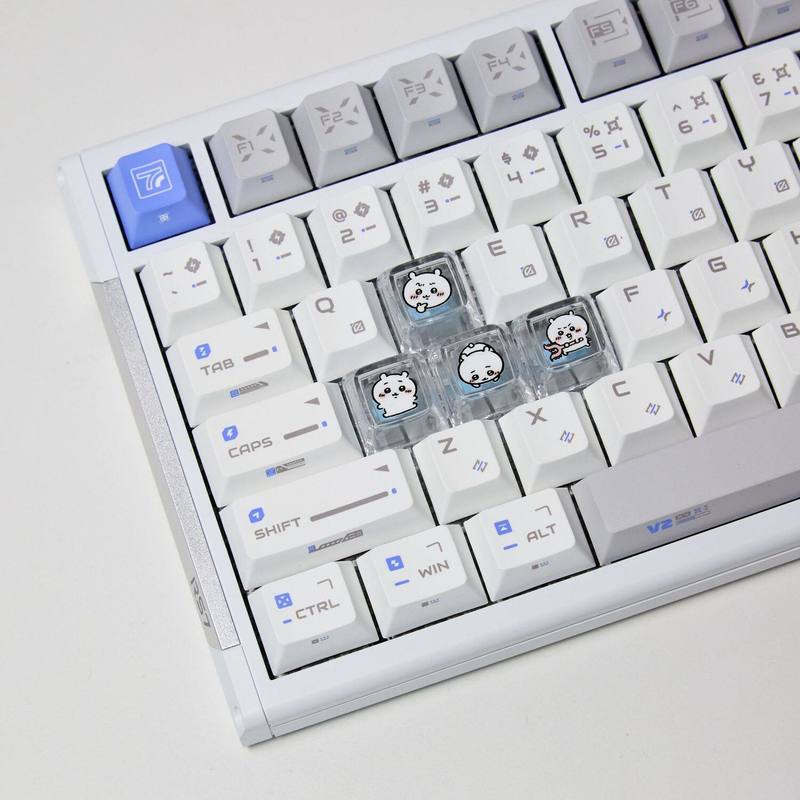 Chiikawa 4 Pcs 수제 투명 Pc 백라이트 맞 - Gaming Keyboard Brands 리뷰 및 가격