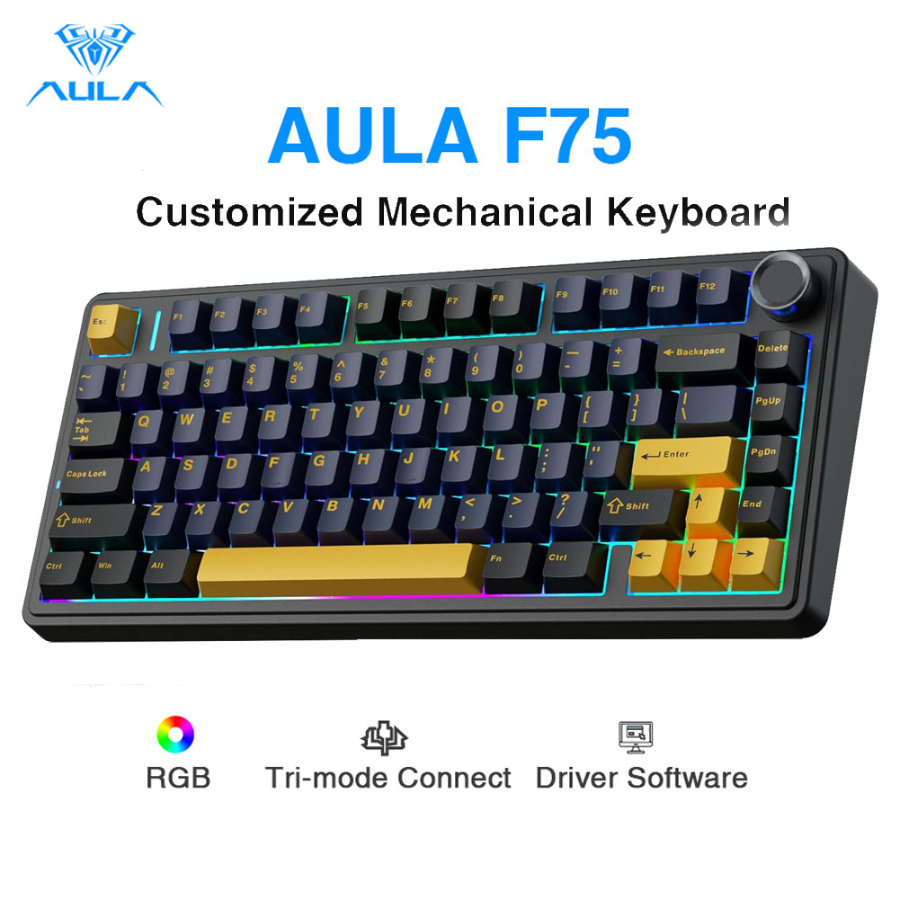 Aula F75 기계식 키보드, 완전히 핫스왑 가능한  - Gaming Keyboard Number Pad 리뷰 및 가격