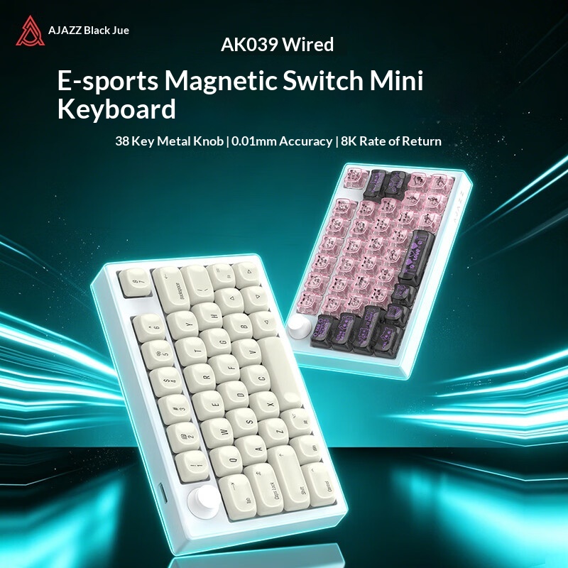 아자즈 AK039 홀 이펙트 게이밍 키보드 미니 키패드 - Gaming Keyboard Hall Effect Switches 리뷰 및 가격