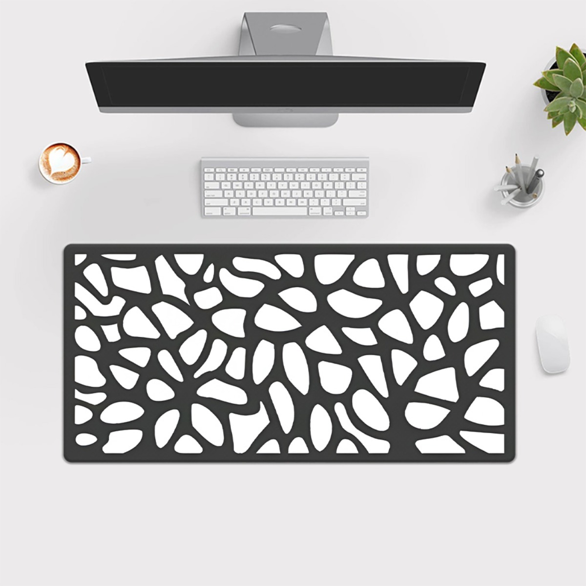 브랜드 홀로아웃 패턴 HD 프린트 데스크 패드, XXL - Gaming Keyboard Brand 리뷰 및 가격